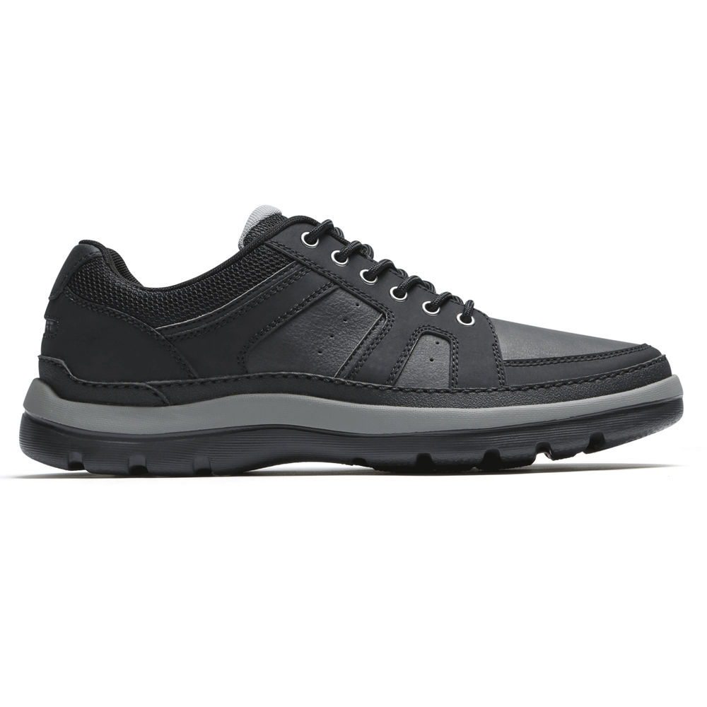 Zapatillas Rockport Hombre Mexico - Get Your Kicks Mudguard Blucher Negros - QNYIE7198